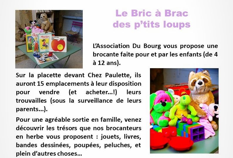 Le Bric à Brac  des p’tits loups à Réauville - 0