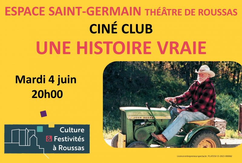 CINE CLUB : “ Une histoire vraie “ réalisé par David Lynch à Roussas - 0