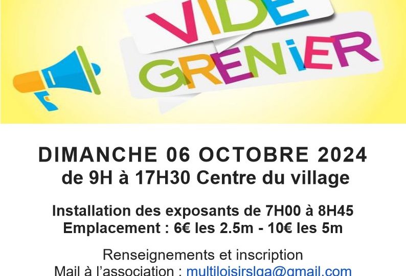 Vide Grenier à La Garde-Adhémar - 0