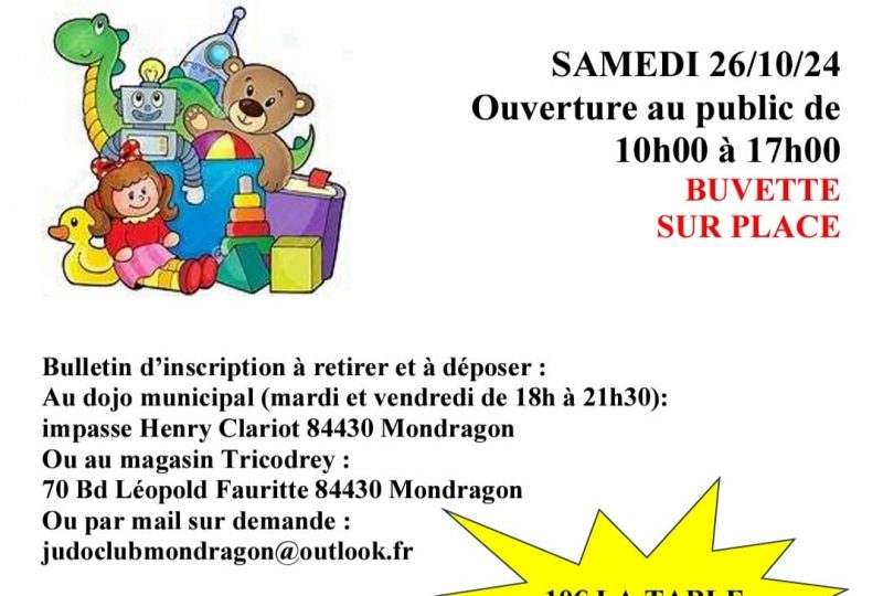 Bourse aux jouets et vide grenier à Mondragon - 0