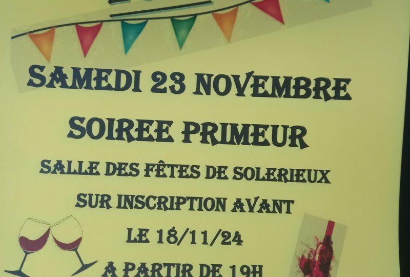 Soirée Primeur 2024 à Solérieux - 0