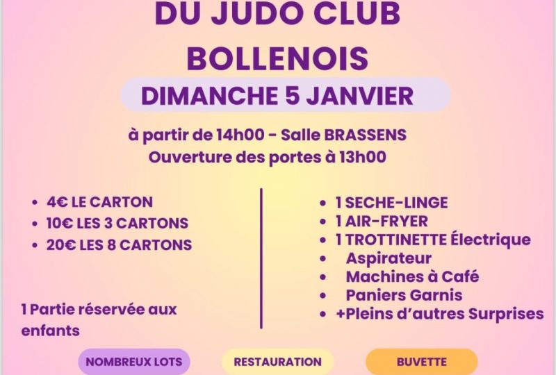 Loto du Judo Club Bollénois à Bollène - 0