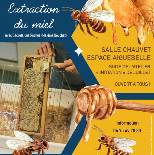 Initiation Apiculture – extraction du miel à Donzère - 0