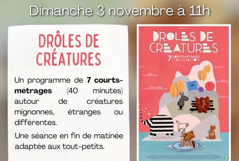 Ciné-doudou d’Halloween : “Drôles de créatures” à Saint-Paul-Trois-Châteaux - 0