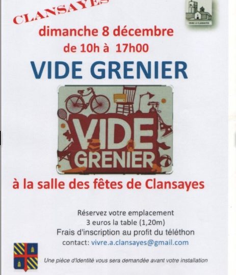 vide grenier à Clansayes - 0