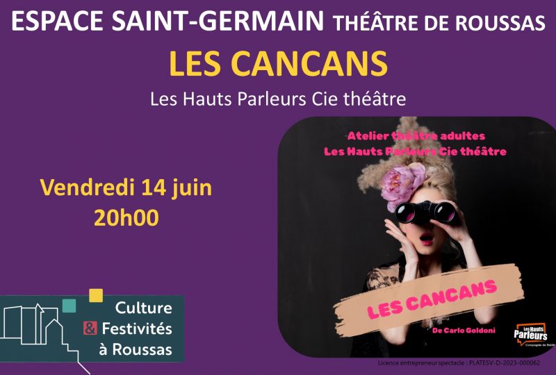 Théâtre : “Les cancans” à Roussas - 0