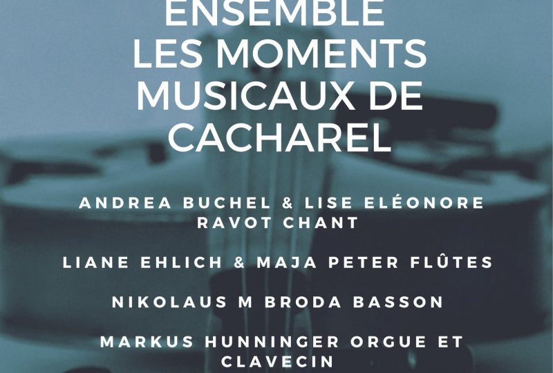 “Ensemble, les moments musicaux de cacharel” à Tulette - 0