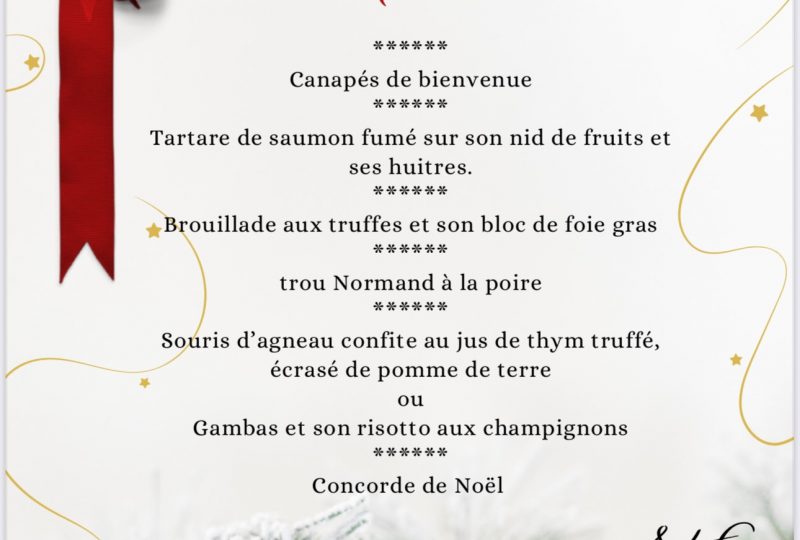 Christmas Menu à Saint-Paul-Trois-Châteaux - 0