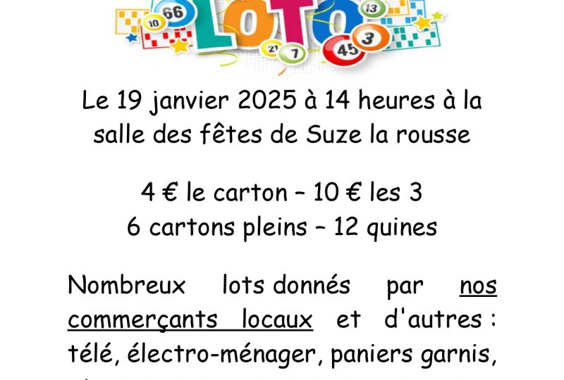 Loto des ainés à Suze-la-Rousse - 0