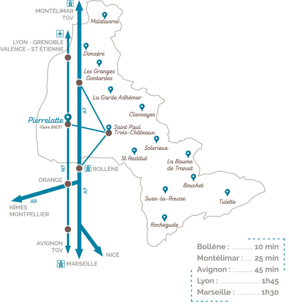 Acces Et Transport Site De L Office De Tourisme De Drome Sud Provence