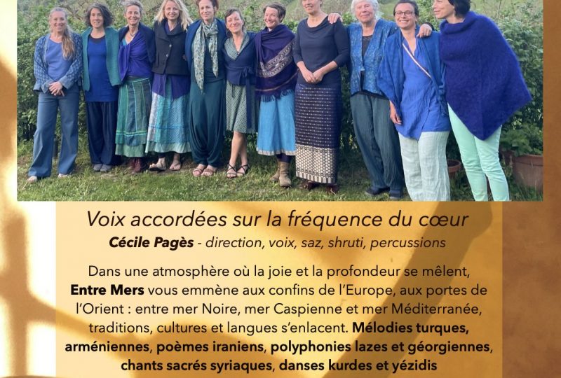 Concert Groupe vocal Entre Mers – Chants du Caucase et du Proche-Orient à Grignan - 0