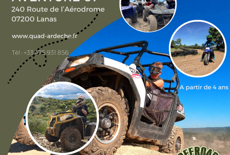 Offroad Aventure 07 : Quad, buggy et moto à Lanas - 1