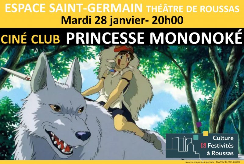 CINE CLUB : « Princesse Mononoké » de Hayao Miyazaki à Roussas - 0